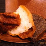 三軒茶屋一丁目食堂 - パン３兄弟。