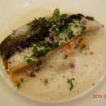 鮎、ヴァンプラン、パスタ。