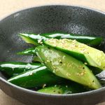 salt sauce cucumber