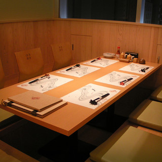 The private room with sunken kotatsu can accommodate 2 to 30 people!