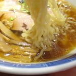 らーめん竹馬 - 中華そばの麺