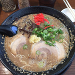 ドン．チードル - 濃度抜群！紛れもなく天神旗譲りの濃さと味d(^_^o) このレベルの豚骨は奈良ではムテを除けばほとんど見当たらない！