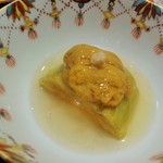 豪龍久保 - (2015.9) 絹かわなす（愛媛の茄子）と雲丹