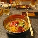焼肉花ふく - 最後は冷麺。僕の〆には必需品です。