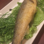 ワインバル ラポ - 鮎のコンフィも大好物！絶妙な火、塩加減。鮎好きじゃない友達も大絶賛。