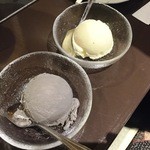 盛仁本家 - 締めのアイス