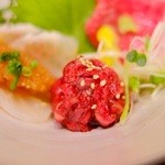 西麻布けんしろう - 赤身ユッケ