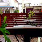 むしやしない - テラス席もあります。