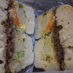 マルイチベーグル - ザワークラウトとポテトサラダ