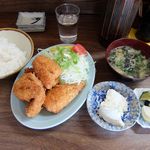 鯵フライ定食