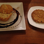 ベジカフェダイニング　トスカ - バナナマフィンと穀類のクッキー
