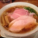 麺屋 Somie's - 2015・９月　さんま干し醤油　チャーチートッピング　うーん、美味！