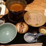 帰燕 - 鱧と松茸のしゃぶしゃぶ