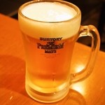 やきとり家三十六 - 生ビール