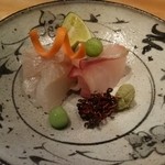 帰燕 - お造り 鮃とかんぱち