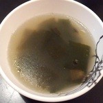 Hanari - ランチセットのスープ