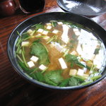 土手の伊勢屋 - 味噌汁