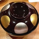 鮨 志の助 - 見事なお椀が出てきました