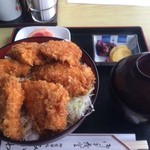 鳥ソースカツ丼大盛【料理】