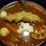 アジアンバー・ラマイ - エビ天投入