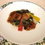 中国料理 桂林 - ホタテのステーキ豆鼓ソース