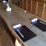徳山鮓 - 10名座れる長テーブル