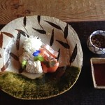 徳山鮓 - 琵琶鱒・鰻のおとし・琵琶鱒の卵の醤油漬け