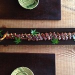 徳山鮓 - 余呉湖の天然鰻 山椒の実のせ