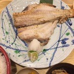Tsukiji Shokudou Genchan Shinagawa Shizun Terasu Ten - 赤魚焼き・2015/9