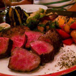 勘之丞 - お肉二種と生ハンバーグ（2015年夏）