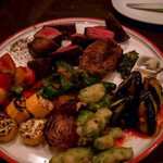 勘之丞 - お肉二種と生ハンバーグ（2015年夏）