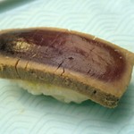 寛八 - 赤身の湯通し　づけ造り