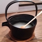 休日や - そば湯