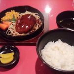 クレージートンキー - ハンバーグライスセット