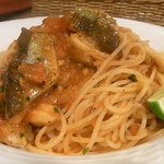 なかむら屋 - 秋刀魚ときのこのスパゲティ￥１２００☆♪
