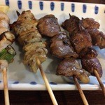 やきとり大吉 - 料理写真:串５本盛り