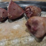 焼鳥 今井 - ハツと砂肝