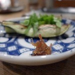 焼鳥 今井 - 山椒味噌で茄子焼き