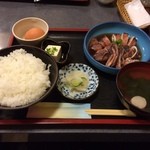Hanawa - 麦イカ煮つけ定食