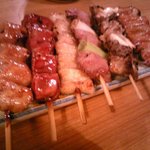 とんちゃんあり、しろあり、レバーあり、、、うまし