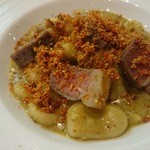 ポエシア - 仔羊のグリルと三重県産ムール貝ペーストのオレキエッテ　