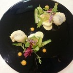 ポエシア - 鱧のムースとフリット　サラダ仕立て