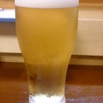 Sushidokoro Kitano Shun - 生ビール♪400円