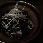 Itsuraku - 黒バイ貝の煮つけ。