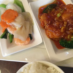 明賢荘 - 本日の肉料理&海鮮料理