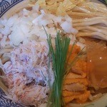 麺屋一燈 - 毛ガニと雲丹の冷製まぜそば