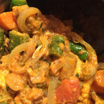 ダバ インディア - 野菜アップ