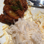 ダバ インディア - ライス、細長いでしょ。