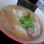 麺や 陽風 - 濃厚鶏豚白湯ラーメンあっさり740円／平成27年9月