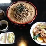 ざる蕎麦と鳥ぬき
